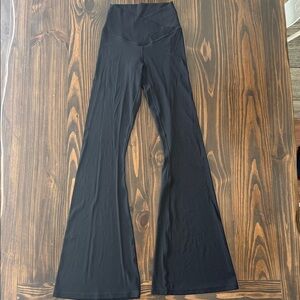 Offline by Aerie Real Me High Waisted Crossover Flare Leggings Black Size Small